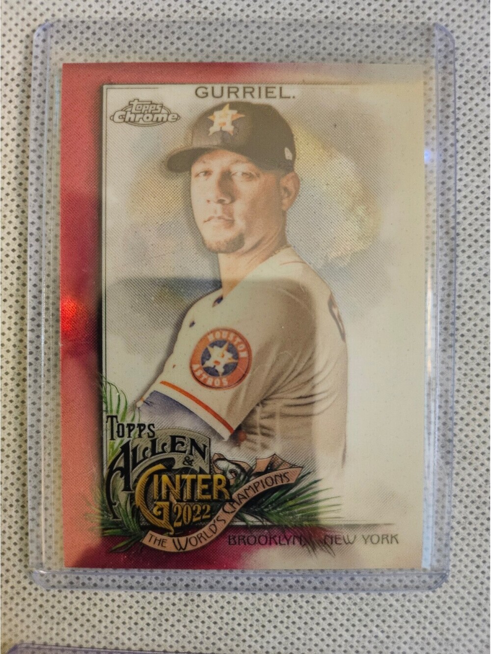Yuli Gurriel 2022 Topps Allen & Ginter Pink Chrome Refractor #103 - No./199